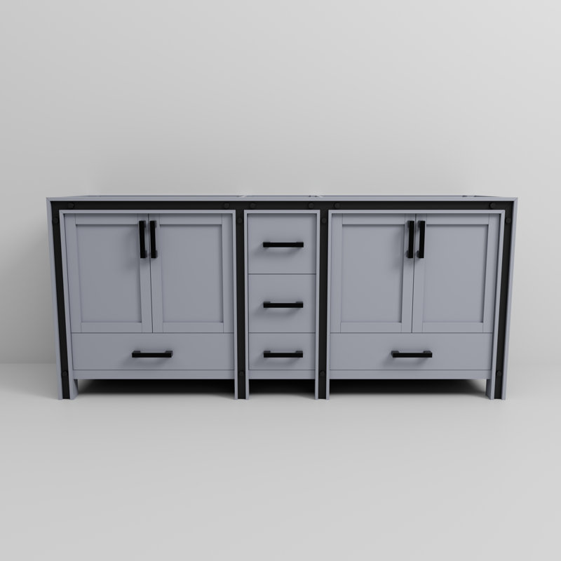 Lexora Ziva 80 in W x 22 in D Double Bath Vanity & Reviews